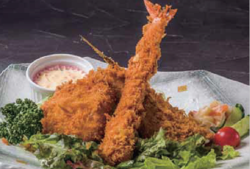 ミックスフライ定食